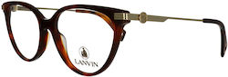 Lanvin Damen Brillengestell Katzenauge Braun Lanvin Damen Brillengestell Katzenauge Braun