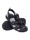 Herrensandalen in Schwarz Farbe