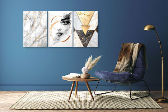 Naklejkomania Dreifach Gemälde auf Leinwand 60x120cm