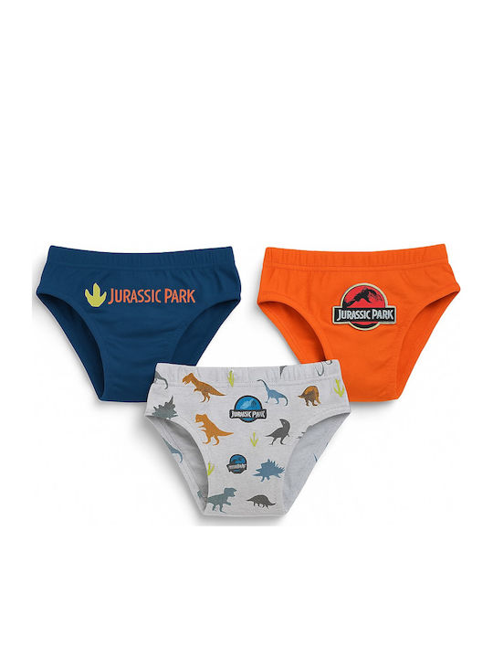 Disney Jurassic World Kids' Set with Briefs Multicolored 3pcs