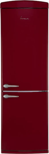 Fram Retro Ψυγειοκαταψύκτης 341lt Υ190.1xΠ60.5xΒ68.1εκ. Κόκκινος FC-VRR341BDE++