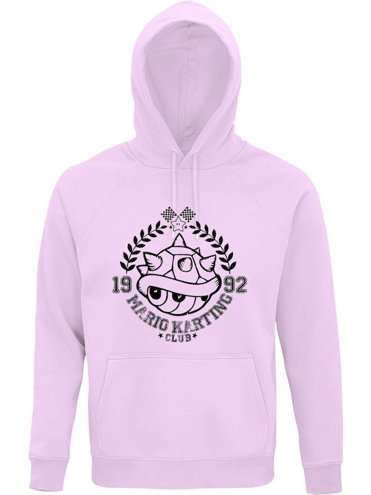Mario Karting Club 1992 Super Mario Hoodie Super Mario Pink