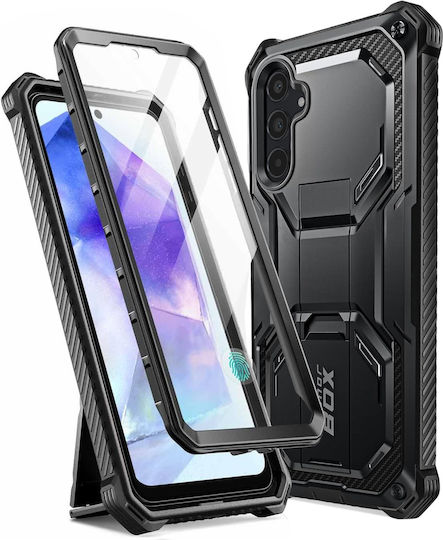 I-blason Hülle Samsung Galaxy A55 Stoßfest Kohlefaser Schwarz