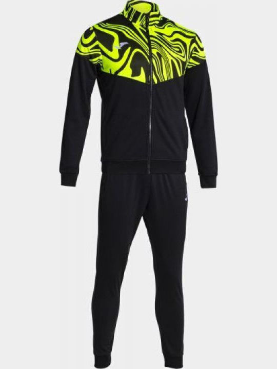 Joma Trainingsanzug Glänzend Schwarz