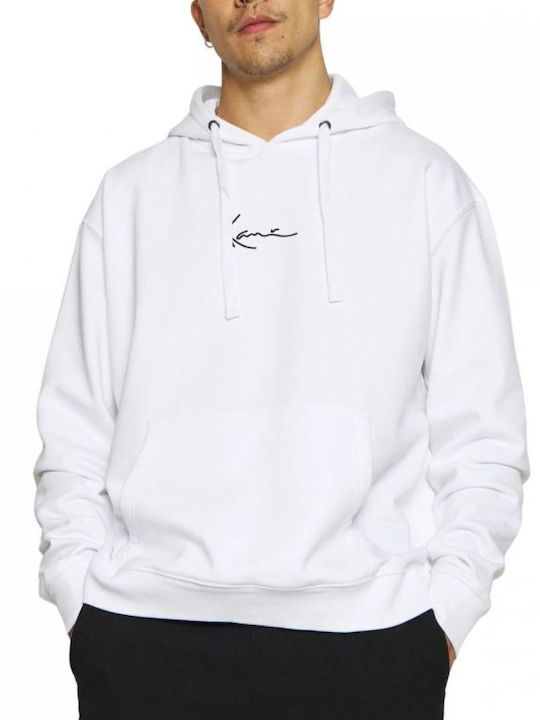 Karl Kani Signature Men's Sweatshirt with Hood White