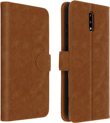Flip Wallet Hülle Magnetische Abdeckung Ständer Nokia 2.3 – Braun Flip Wallet Hülle Magnetische Abdeckung Ständer Nokia 2.3 – Braun