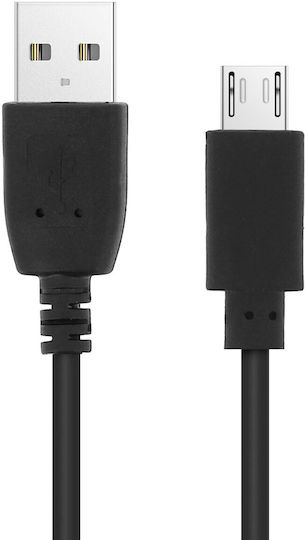 Avizar Редовна USB 2.0 до микро USB кабел Черен 1.2м 1бр