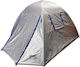 Polo Camping Tent Igloo Grey with Double Cloth for 3 People 215x215x140cm