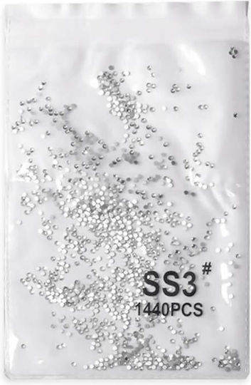 Strass für Nägel Silber 1440Stück