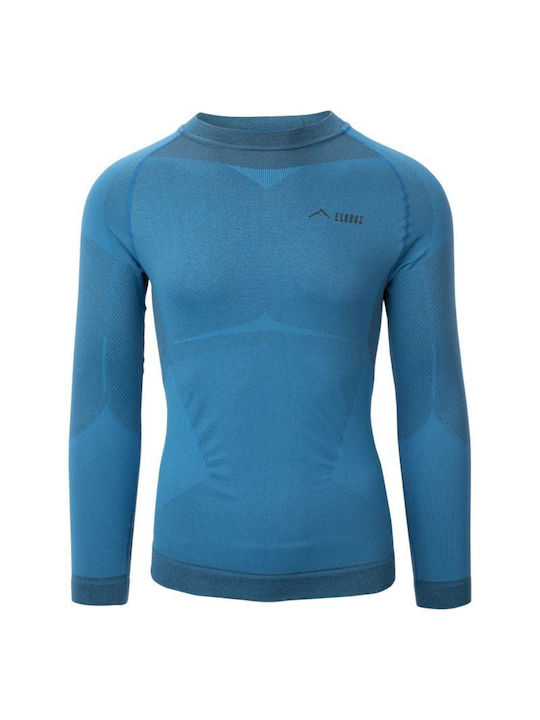 Elbrus Thermoactive Herren Thermo Langarmshirt Blau