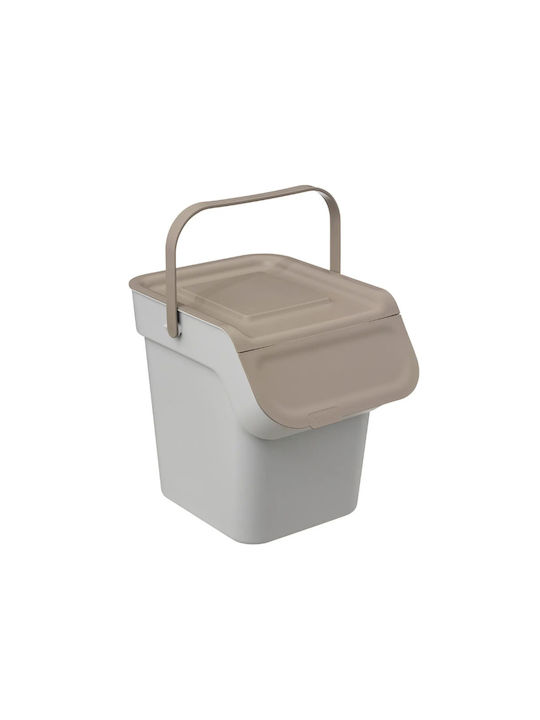 5Five Coș De Gunoi Nyborg Plastic Bej 20lt