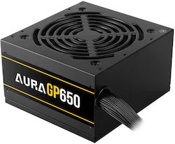 Gamdias Aura GP650 650W Черно Компютърно захранване Пълен кабел