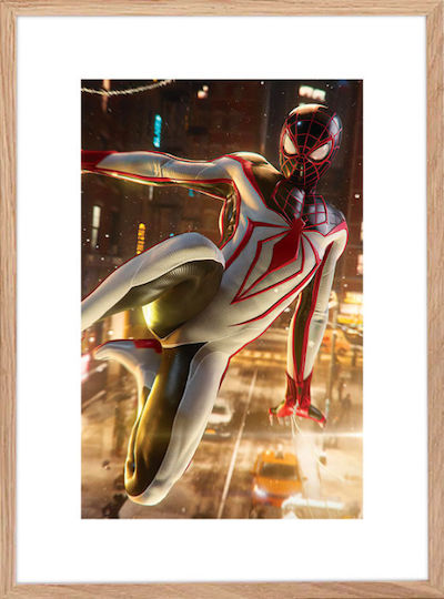 Walls Kids Framed Wall Painting White -suit Spiderman 60x90cm