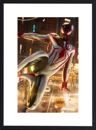 Walls Kids Framed Wall Painting White -suit Spiderman 70x100cm