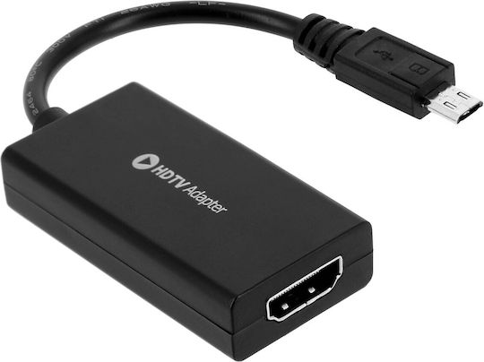 Avizar Конвертор Micro USB Мъжки В MHL / HDMI Женски 1 Брой DATA-MHL-V2