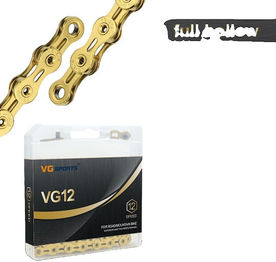 Mtb Chain 12 Speed Titanium Rainbow Color 1pc 12s Sl Ti Gold