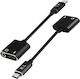 Avizar Конвертор USB-C мъжки към 3.5mm / USB-C женски 1 брой ADA-HL095-BK