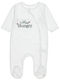 Alouette Tender Comforts Baby Bodysuit Long-Sleeved Velvet Ecru