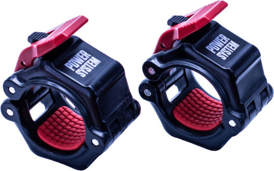Power System Lock-Jaw Collar Set for Dumbbells/Barbells Ø50mm 2pcs