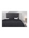 Linea Home Одеяло Велур Единично 160x220см. Въглени