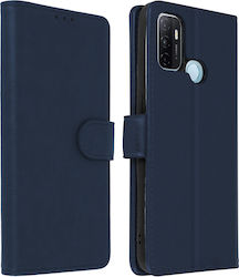 Back Cover Oppo A53 A53s Full Cover Stand Function Dark Blue Back Cover Oppo A53 A53s Full Cover Stand Function Dark Blue