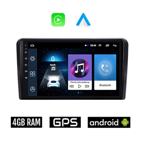 Ηχοσύστημα Αυτοκινήτου για Citroen C2 2003 2009 (Bluetooth/USB/WiFi/GPS/Apple-Carplay/Android-Auto) με Οθόνη Αφής 9"