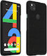 Cover Google Pixel 4a Hard Rigid Fabric Finish Anti-tracking Washable Black