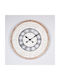 Wall Clock Wooden White Ø60cm