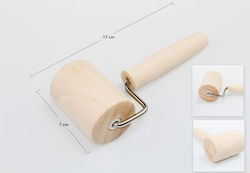 Giszben Wooden Kitchen Rolling Pin 17cm Diameter7cm 1pcs