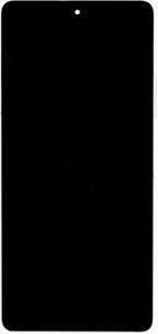 Οθόνη mit Touch-Mechanismus und Rahmen für Xiaomi Redmi Note 13 5G (Weiß)