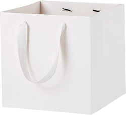 White Cube Bag with Strap 35cm 12pcs