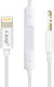 LinQ 3.5mm to Lightning Cable Λευκό 1m (IP-7726)