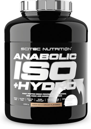 Scitec Nutrition Anabolic Iso+Hydro Protein Whey with Creatine Gluten Free with Flavor Cookies & Cream 2kg