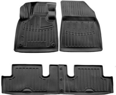Umbrella Set Covorașe Față și Spate 4buc din Furtun pentru Citroen C4 Picasso 2013-2022 Negre