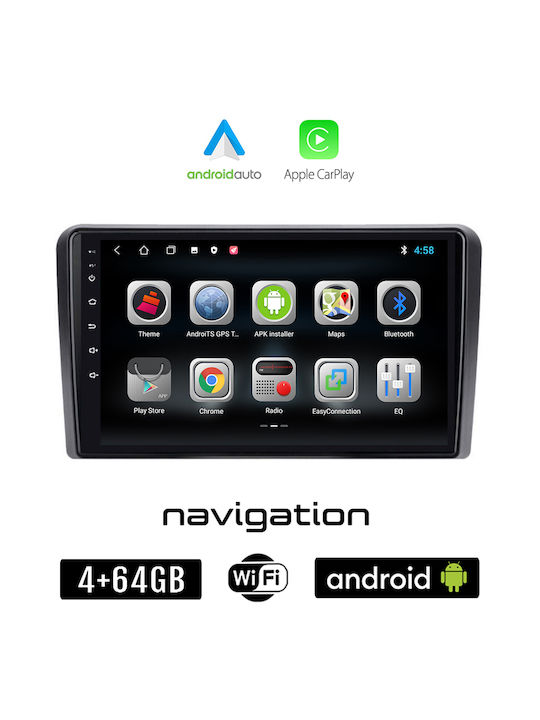 Booma Auto-Audiosystem für Ford Transit 2020 (Bluetooth/USB/WiFi/GPS/Apple-Carplay/Android-Auto) mit Touchscreen 9"