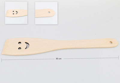 Giszben Spatula Slotted Wooden 30cm