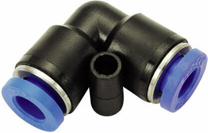 Automatic Connector Angle 10x10 Plastic Fitting