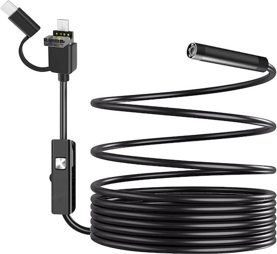Waterproof Ip67 Endoscope Camera Multi-ports Usb-c Micro-usb Usb Length 3.5m