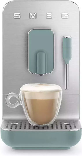 Smeg Μηχανή Espresso 1350W Πίεσης 19bar Πράσινη BCC12EGMEU