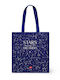 Legami Milano Cotton Shopping Bag in Blue color