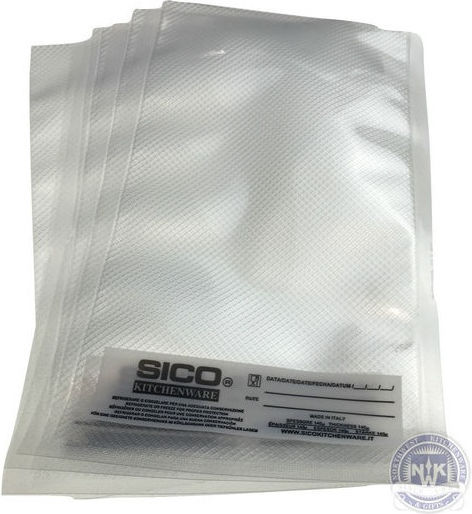 Sico BS160x250 Grainy Vacuum Sealer Bags for Devices 250x160mm 50pcs