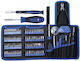 Set 2 Șurubelnițe de Înaltă Precizie 118 În 1 King'sdun Mâner Ergonomic Ax de Extensie Telescopic Reparații Laptop Cameră Telefon Dronă