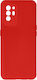 Hülle Oppo A94 5G Silikon Halbfest Soft Touch Rot