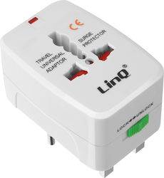 Linq Universal Travel Adapter Uk Eu Us Compact Durable White Linq Universal Travel Adapter Uk Eu Us Compact Durable White