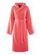 Tommy Hilfiger Initial Hooded Bathrobe Pink