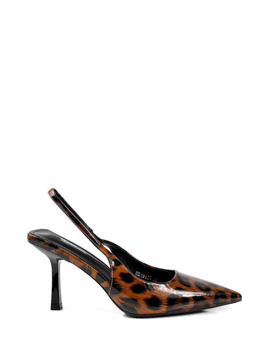 Leopard Elegant Slingback Heels