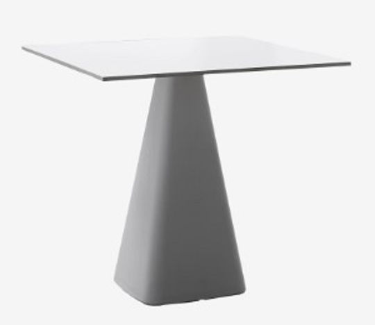Mug Table Dining Room Polypropylene White 89x89x74cm
