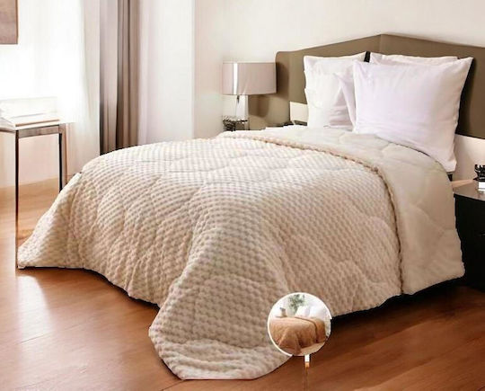 Linea Home Duvet Cover Queen 220x240cm Ecru