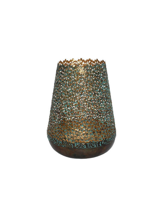 Fylliana Metallic Lantern Brown 24x34cm