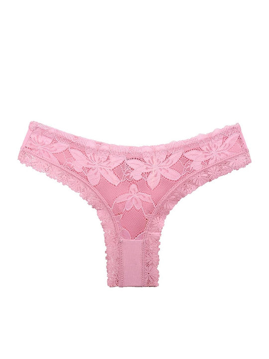 Women's Brazil with Lace Pink